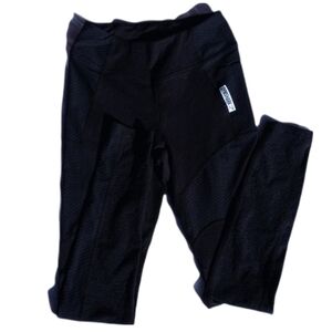 Gymshark thick workout leggings size extra small black